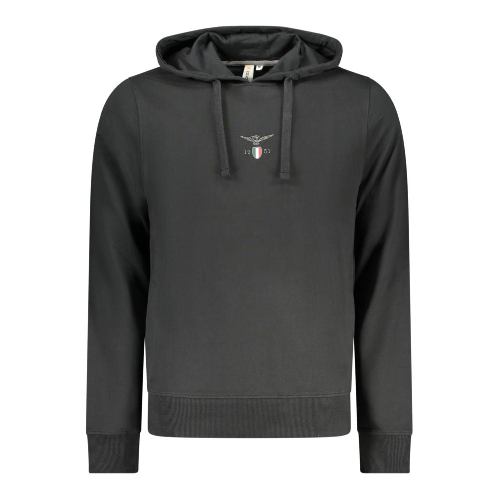 Accademia Militare Black Cotton Sweatshirt