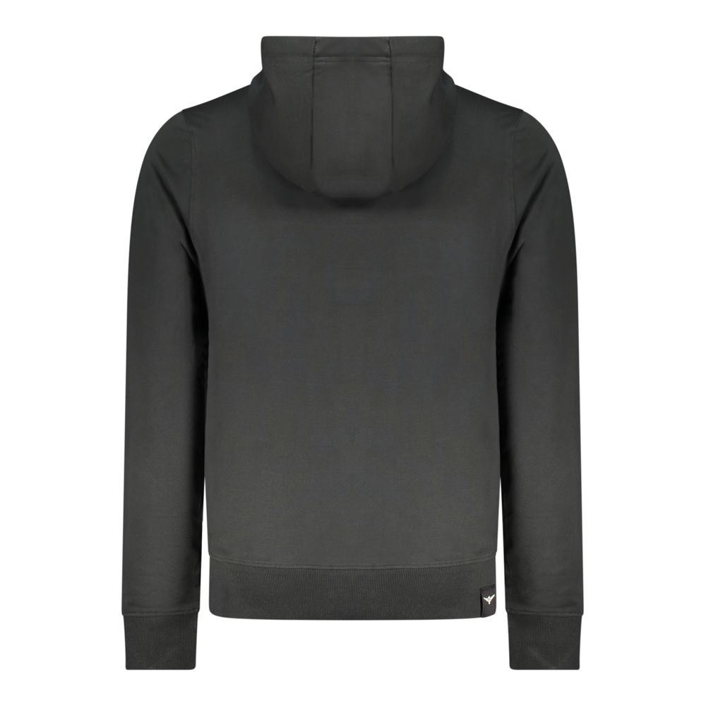 Accademia Militare Black Cotton Sweatshirt