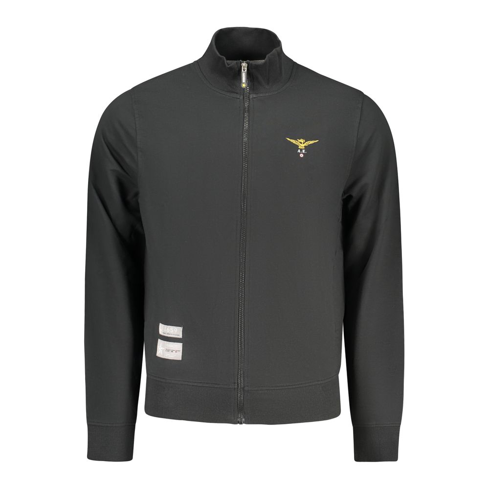 Accademia Militare Black Cotton Sweatshirt