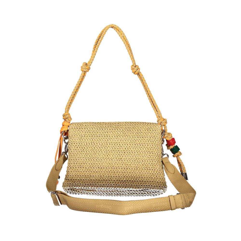 Desigual Beige Polyester Handbag