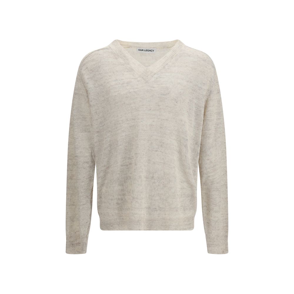 Our Legacy Beige Linen Sweatshirt