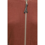 Brunello Cucinelli Bordeaux Silk Sweatshirt