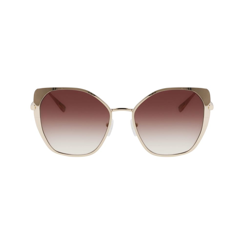 Longchamp Gold Metal Sunglasses