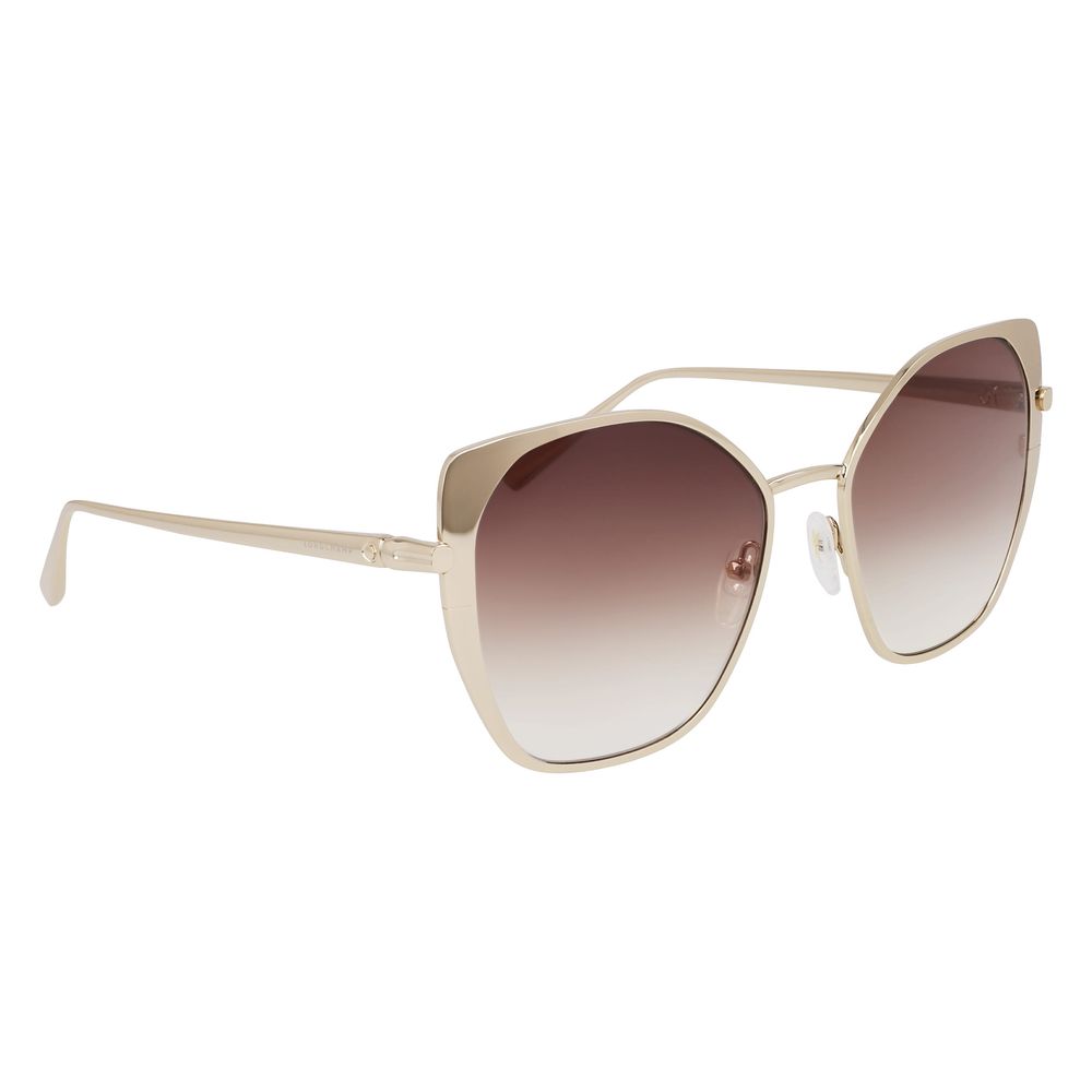 Longchamp Gold Metal Sunglasses