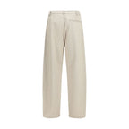 Jacquemus Beige Cotton Casual Pants