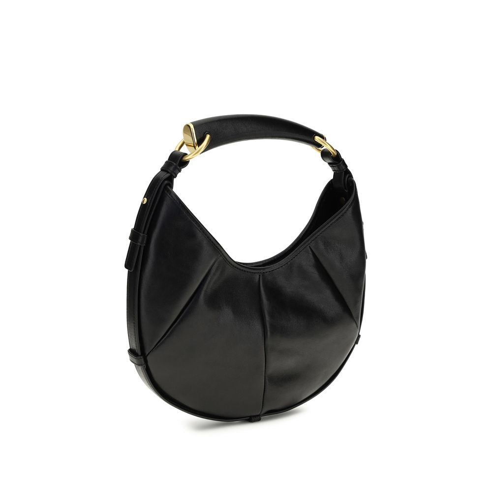 Saint Laurent Black Calf Leather Bos Taurus Shoulder Bag