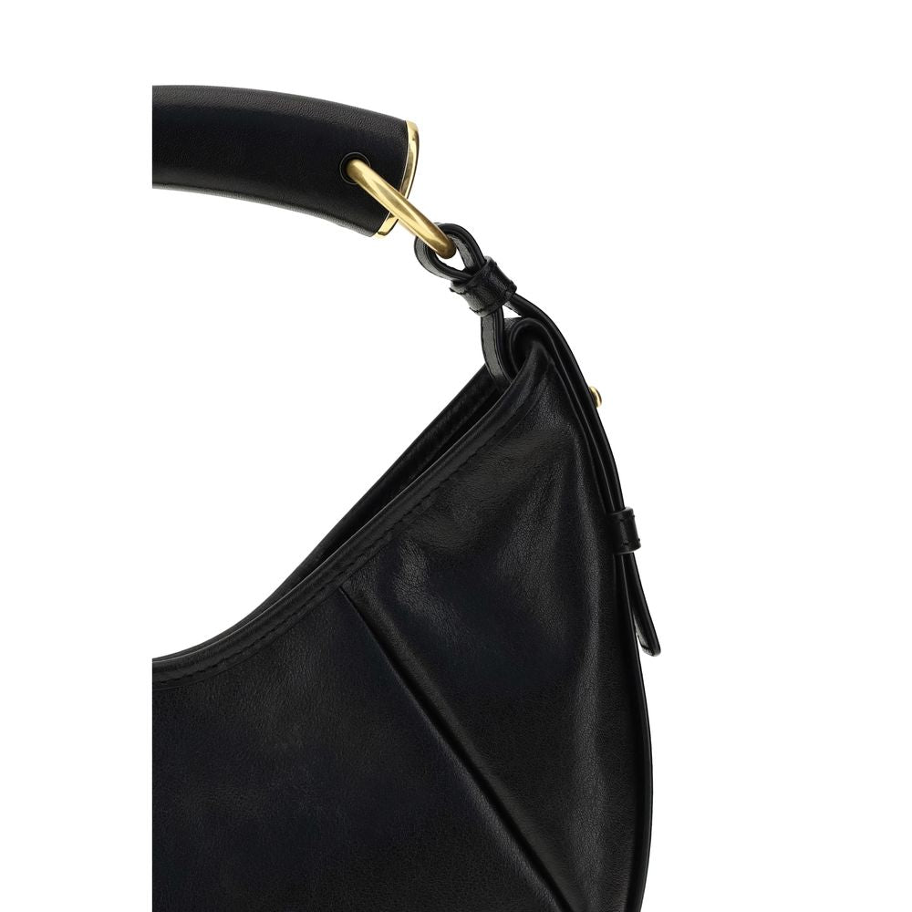 Saint Laurent Black Calf Leather Bos Taurus Shoulder Bag