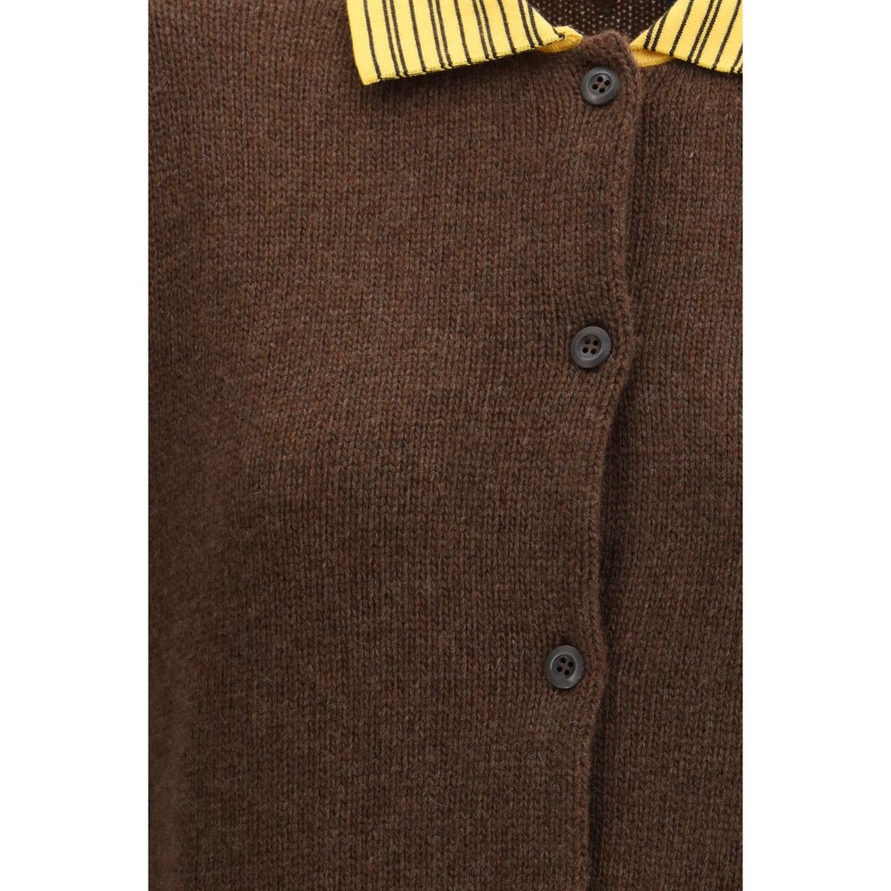 Prada Brown Cashmere Cardigan