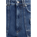 Max Mara Blue Cotton Jeans Denim