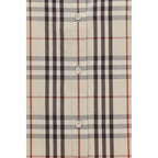 Burberry Beige Cotton Pattern Shirt