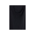 Darkpark Black Cotton Sleeveles T-Shirt