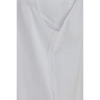Darkpark White Cotton Tank Tops