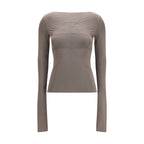 Rick Owens Gray Viscose Shirt