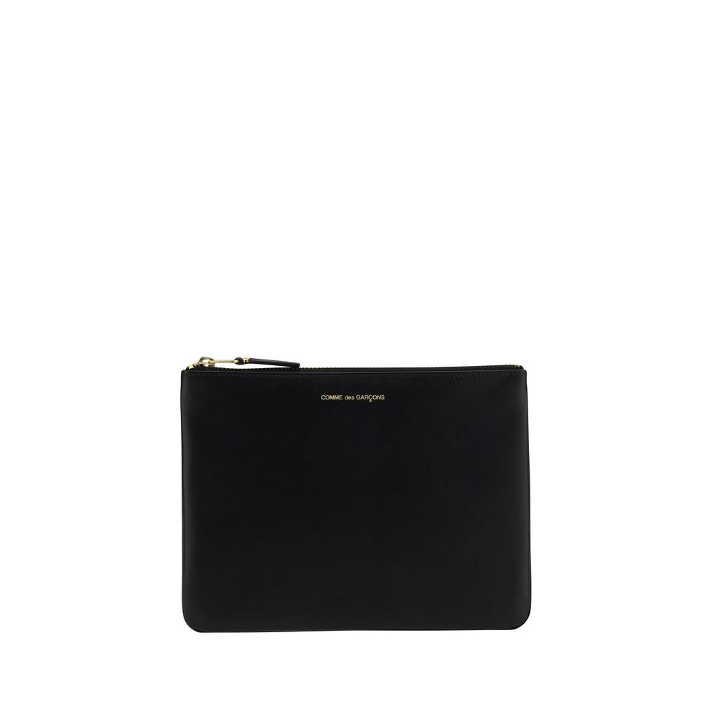 Comme Des Garçons Black Calf Leather Bos Taurus Wallet