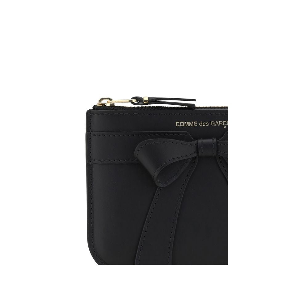Comme Des Garçons Black Calf Leather Bos Taurus Wallet