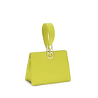 Ferragamo Bicolor Calf Leather Bos Taurus Clutch Bag
