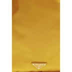 Prada Orange Recycled Polyamide Clutch Bag