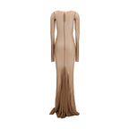 Rick Owens Brown Polyamide Casual Dress