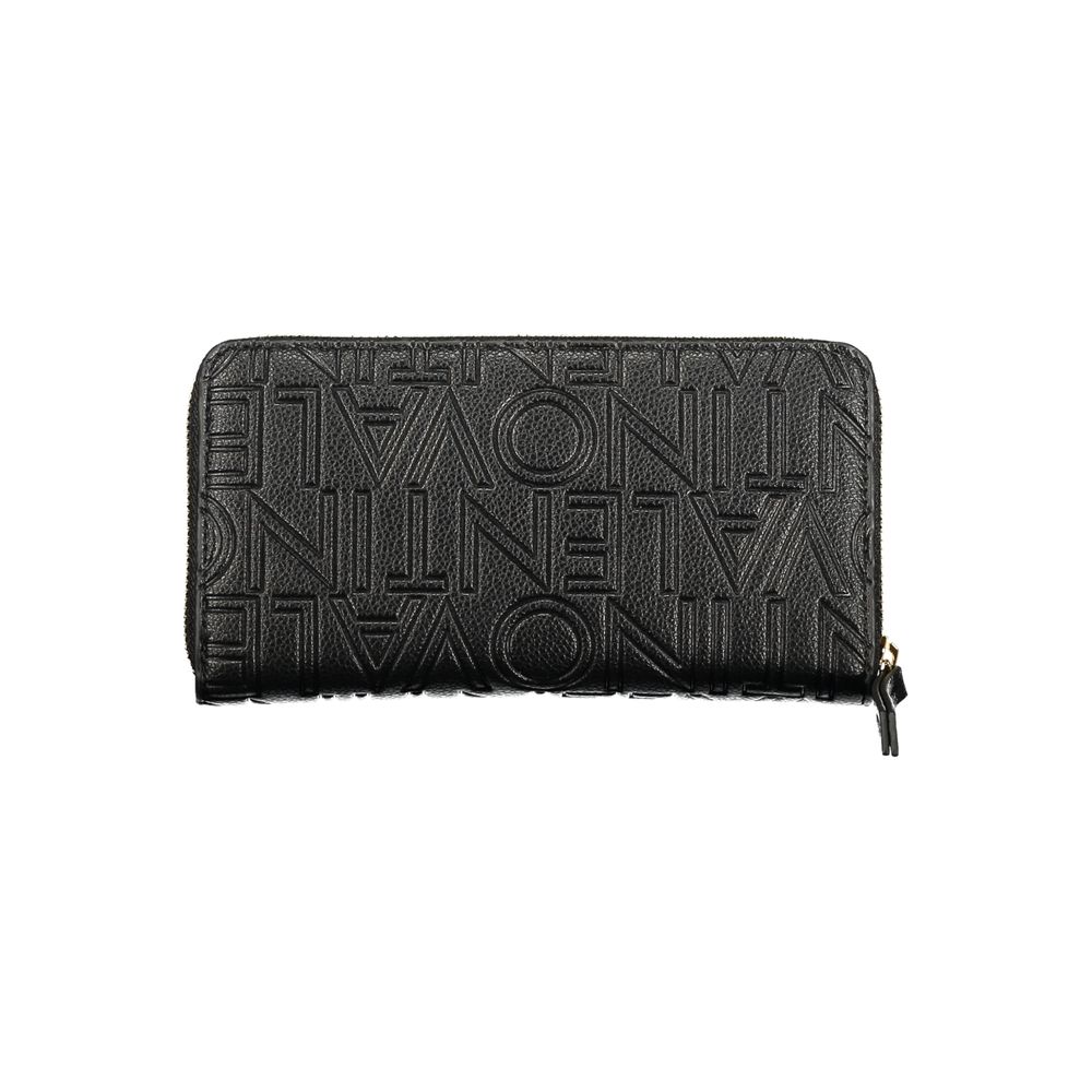 Valentino Black Polyurethane Womens Wallet