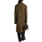 Acne Studios Brown Fibers Coat