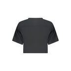 Converse Black Cotton Women's T-Shirt
