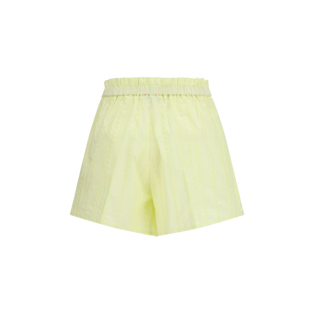 Forte_Forte Bicolor Cotton Bermuda Shorts