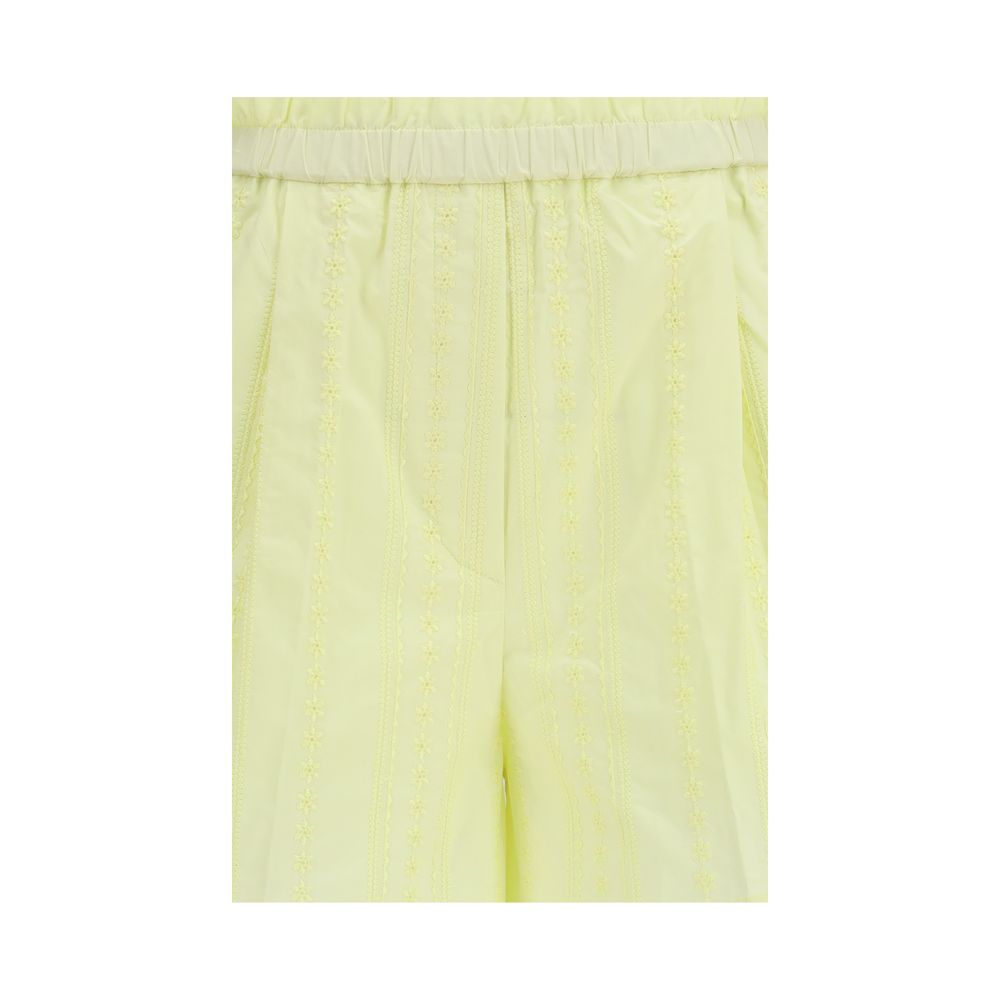 Forte_Forte Bicolor Cotton Bermuda Shorts