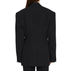 Balenciaga Black Wool Coat