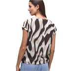 Street One Brown Viscose Blouse