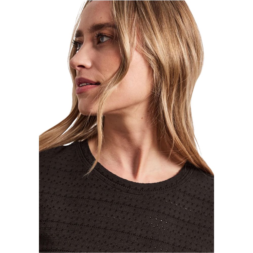 Street One Brown Cotton T-Shirt