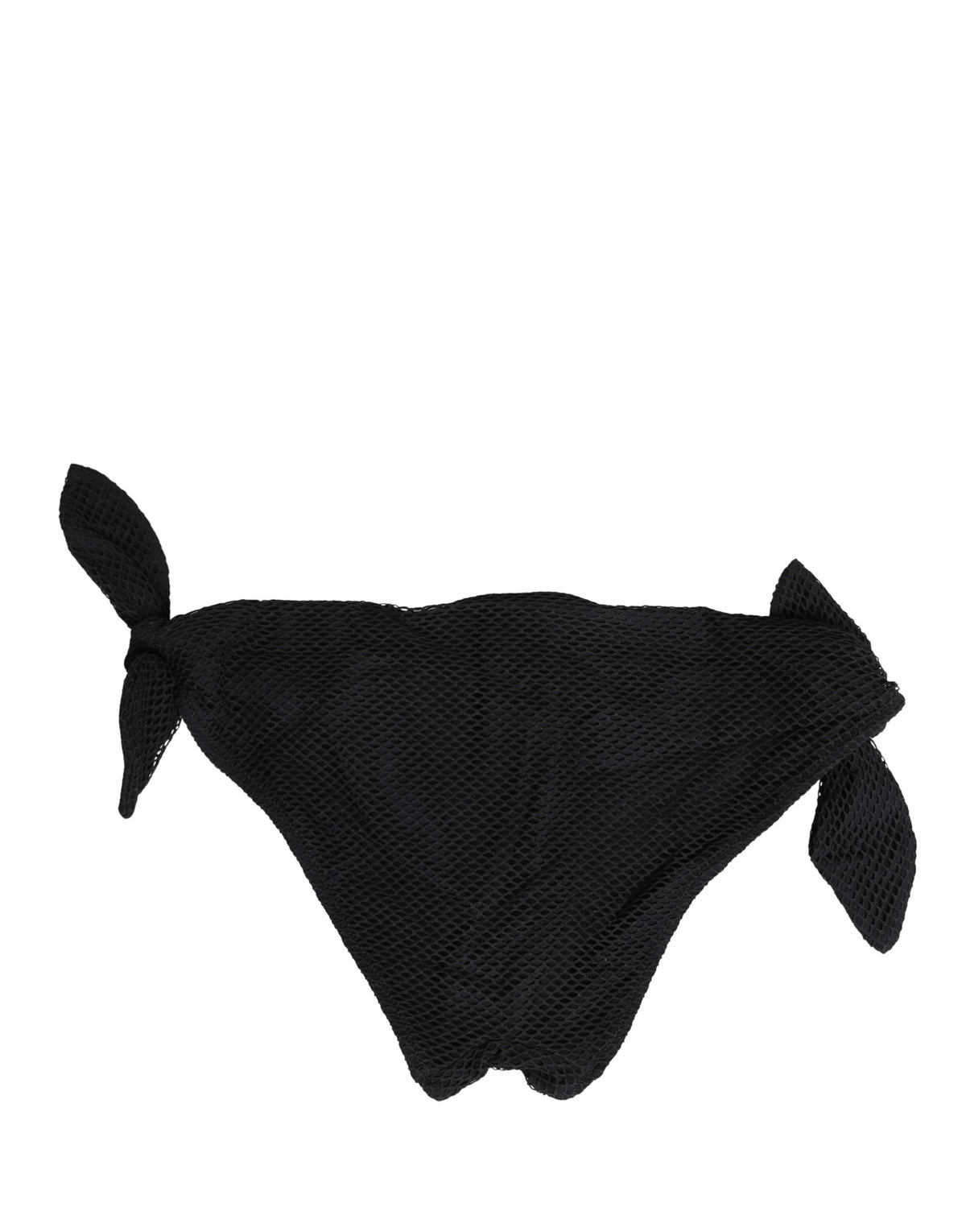 Dolce & Gabbana Swimwear Black Side-Tie Bikini Bottom DG Logo