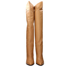 Jimmy Choo Beige Leather Ankle Boots