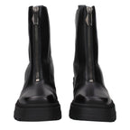 Jimmy Choo Black Leather Ankle Boots