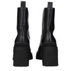 Jimmy Choo Black Leather Ankle Boots