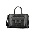 Mario Valentino Title: Black Polyurethane Women's Bag