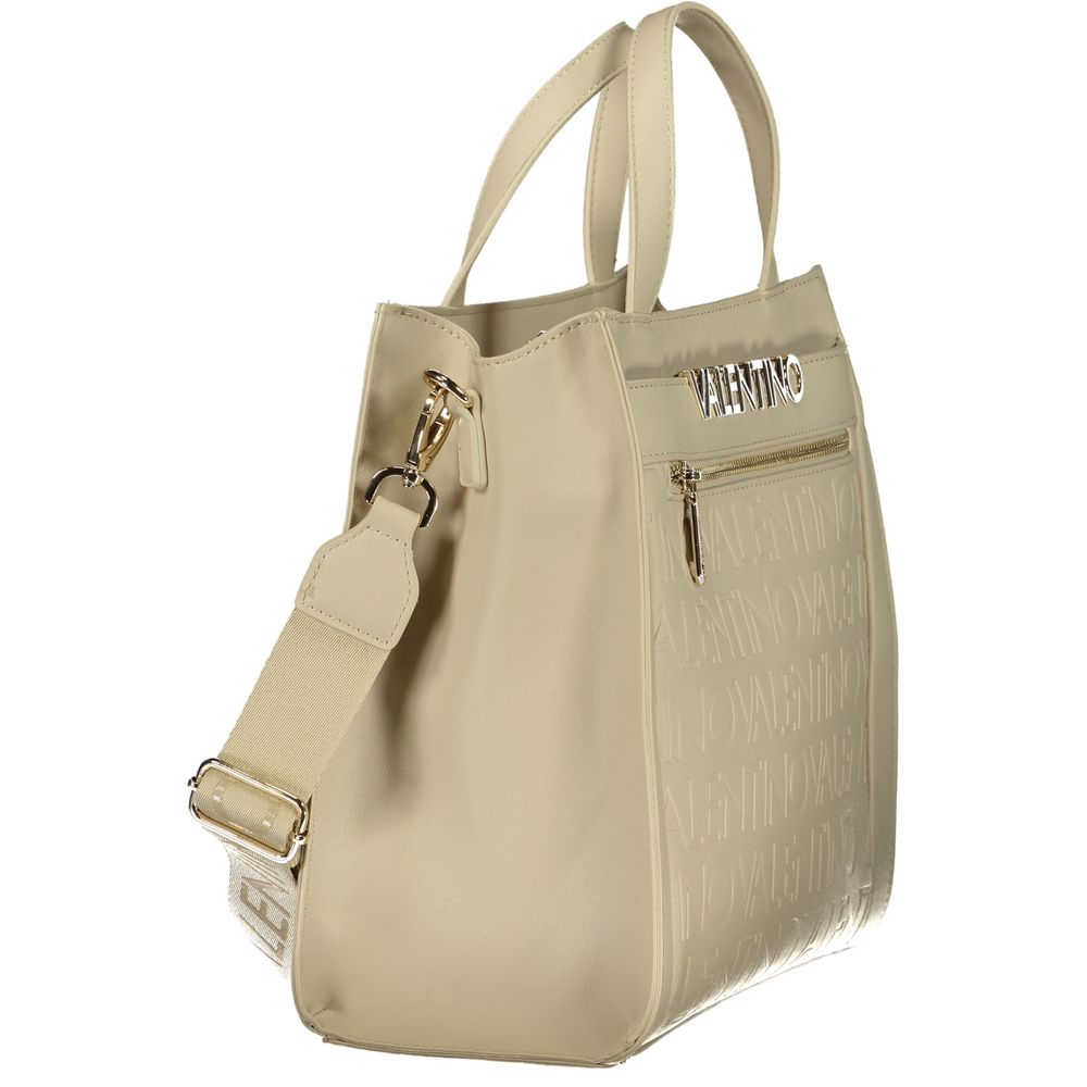 Mario Valentino Beige Polyurethane Women Bag