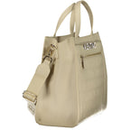 Mario Valentino Beige Polyurethane Women Bag
