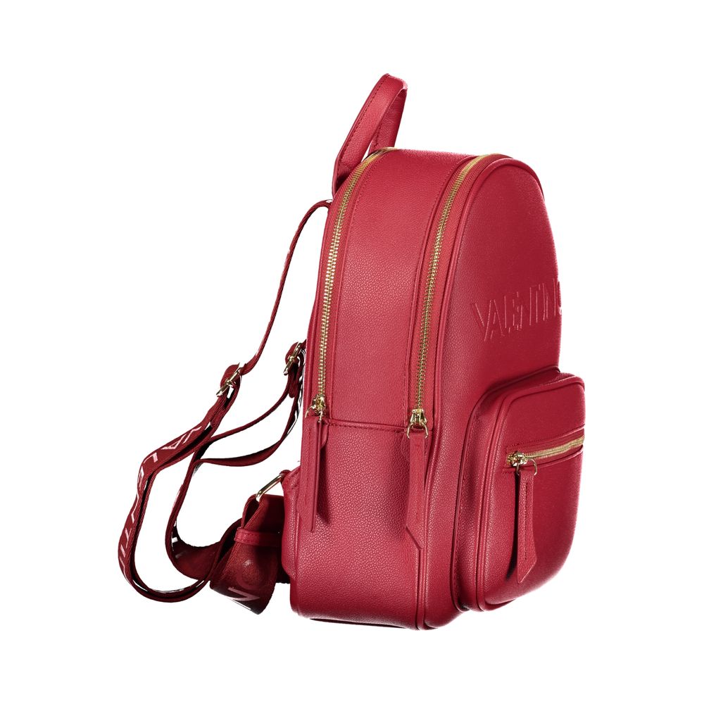 Mario Valentino Red Polyurethane Women's Backpack