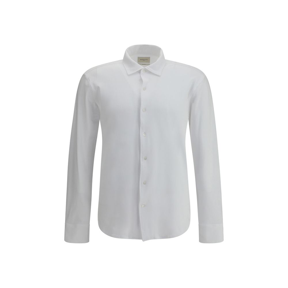 Brooksfield White Cotton Dress Shirt
