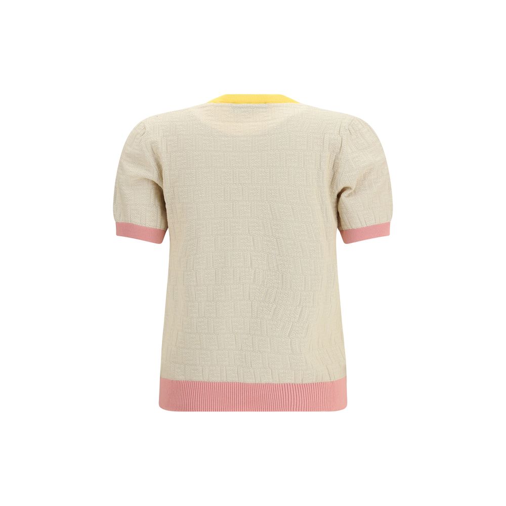 Fendi Beige Cotton Sweatshirt