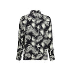 Laneus Black Viscose Pattern Shirt