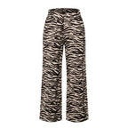 Street One Brown Viscose Casual Pants