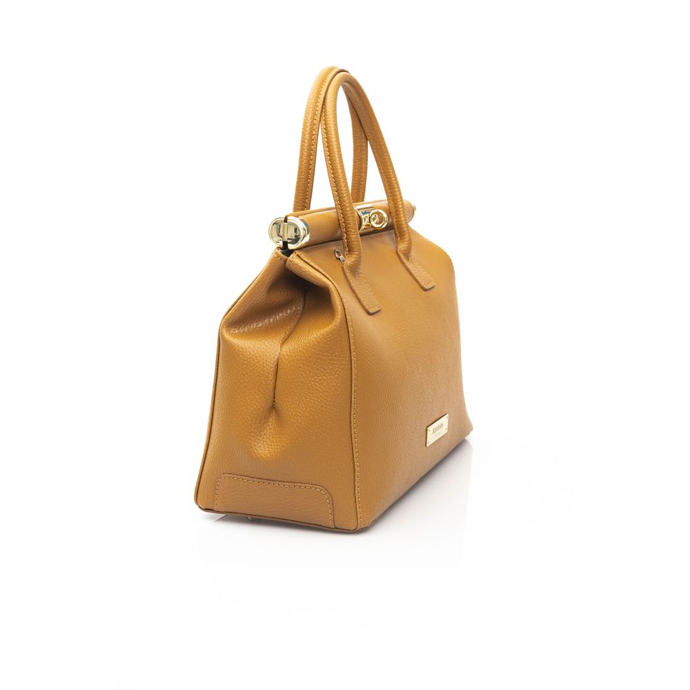 Baldinini Trend Brown Cowhide Clutch Bag