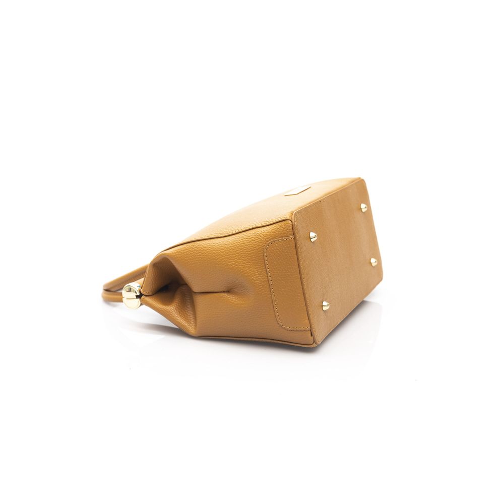 Baldinini Trend Brown Cowhide Clutch Bag