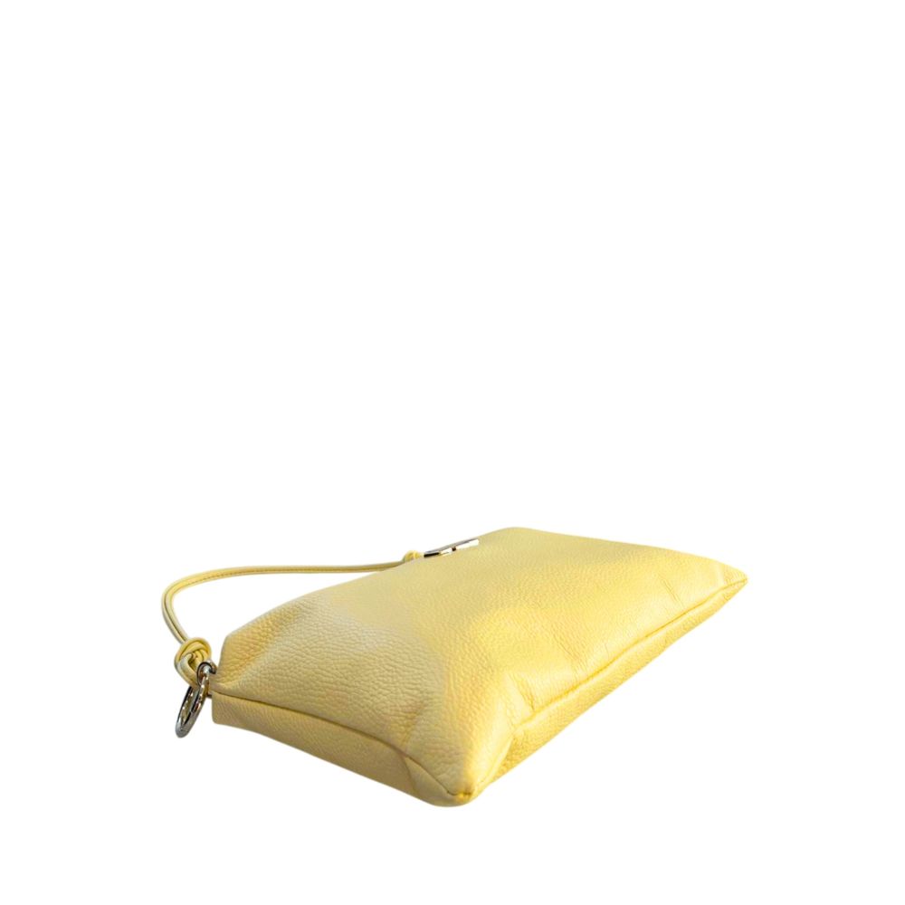 Baldinini Trend Bicolor Cowhide Clutch Bag