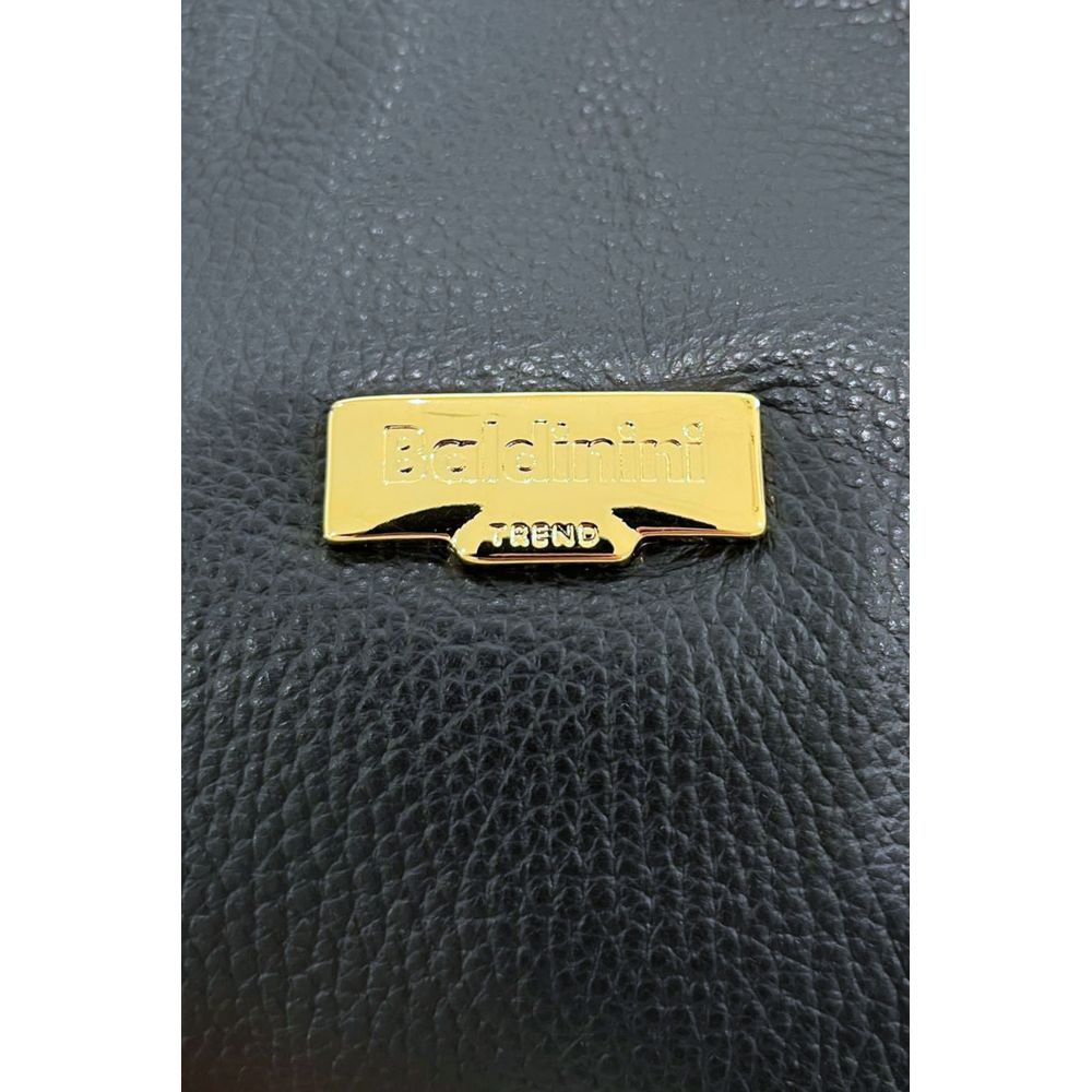 Baldinini Trend Blue Cowhide Clutch Bag