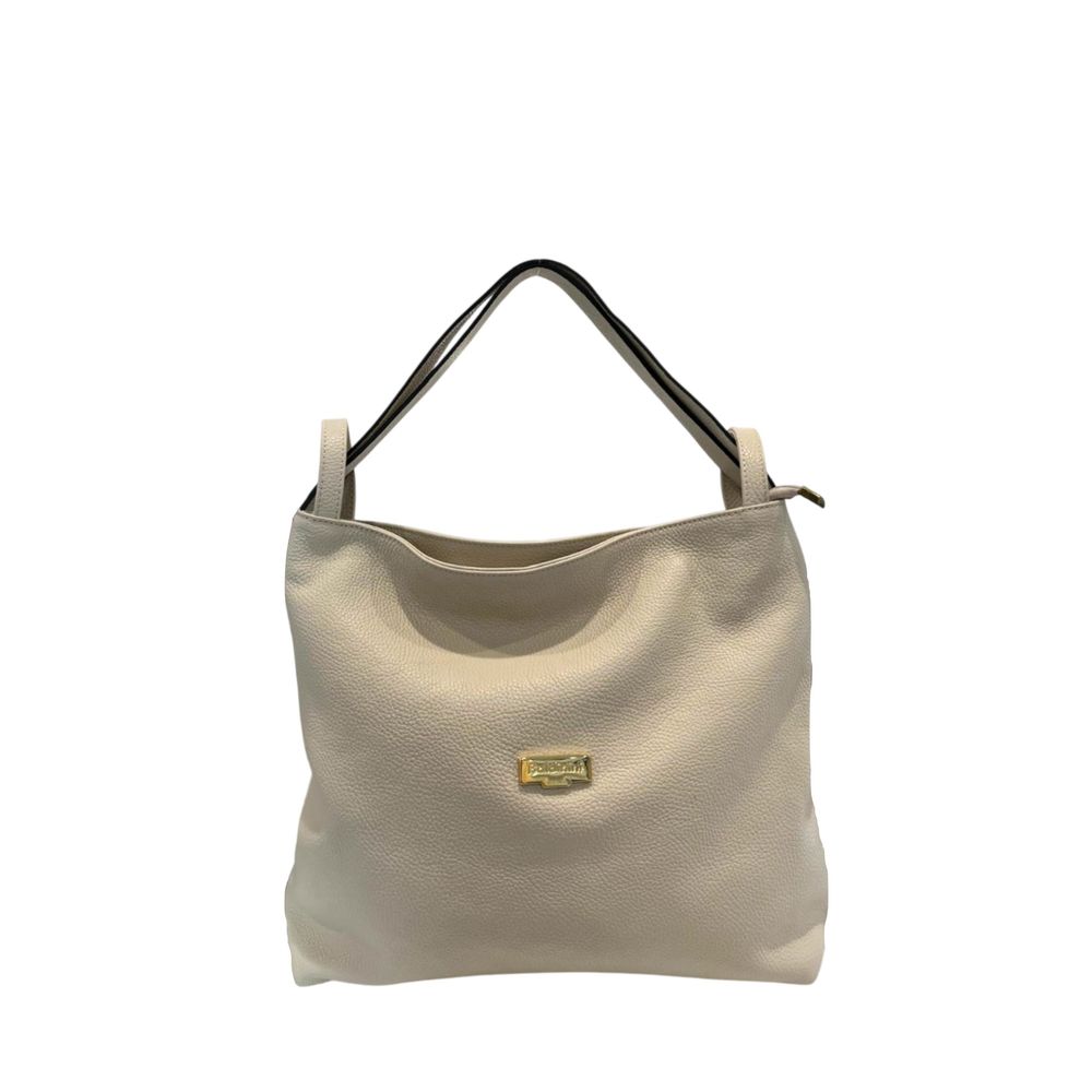 Baldinini Trend Beige Cowhide Backpack