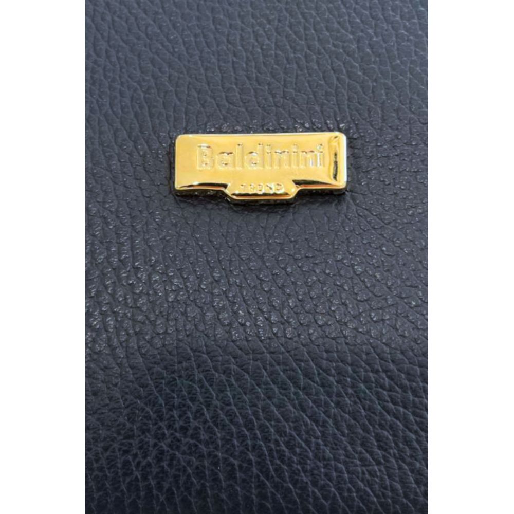 Baldinini Trend Blue Cowhide Crossbody Bag