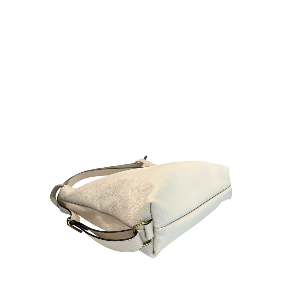 Baldinini Trend Beige Cowhide Backpack