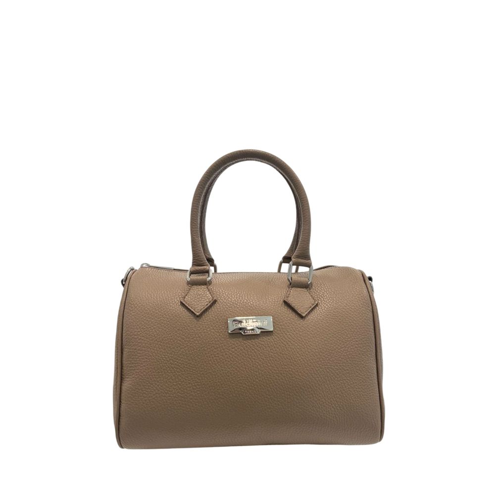 Baldinini Trend Brown Cowhide Shoulder Bag